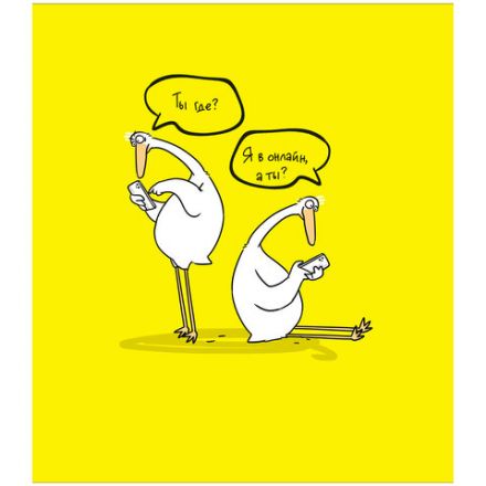 Тетрадь А5 48 л., ПЗБМ, скоба, клетка, матовая ламинация, брайль, "Гуси" (5 видов), 24321