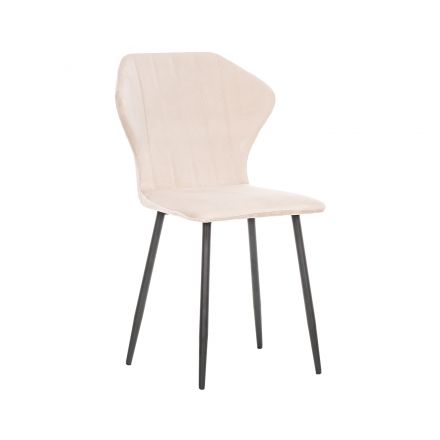 Стул Leset Гувер полоса Ultra Sand, Ткань Велюр