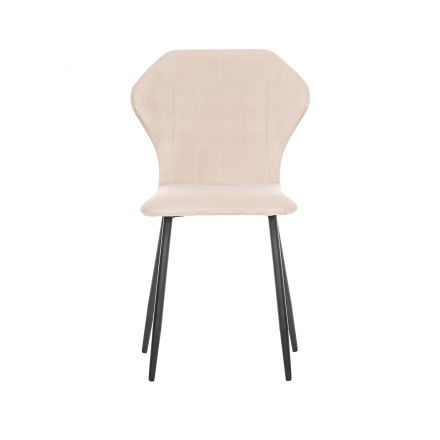 Стул Leset Гувер полоса Ultra Sand, Ткань Велюр