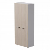 Шкаф с высокими дверьми Everprof EVO 800х383x1835 Белый/Дуб Соната