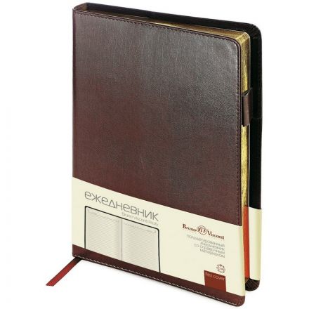 Ежедневник полудатированный коричн,A5,152х222мм,416 стр,Br.V.PROFY 3-073/03 Ежедневник полудатированный коричн,A5,152х222мм,416 стр,Br.V.PROFY 3-073/03