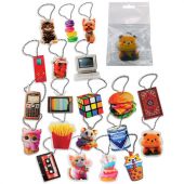 Брелок-подвеска импульс АССОРТИ акрил, 4-6 см, ассорти 20 видов, FUNSTER (ФАНСТЕР), 667039