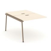 Estetica Двойной наборный элемент рабочей станциии ES.2.NRS-1-LK Сатин/Латте металл 980*1500*750 Estetica Двойной наборный элемент рабочей станциии ES.2.NRS-1-LK Сатин/Латте металл 980*1500*750