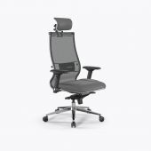 Кресло Samurai L2-6D - TS+Infinity  Серый Kc00/Wm06/D04P/H13mL-3D(M06.B32.G11.W03)