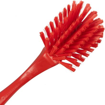 Щетка для посуды 255х28мм полужесткая 0,08кг красный 10463-3_СПБ Щетка для посуды 255х28мм полужесткая 0,08кг красный 10463-3_СПБ
