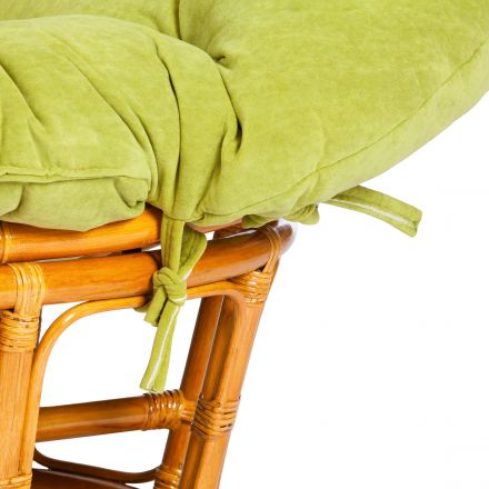 Мебельный ремешок Мамасан/Папасан 57 см, флок , олива, 23, 57х3х0,5см