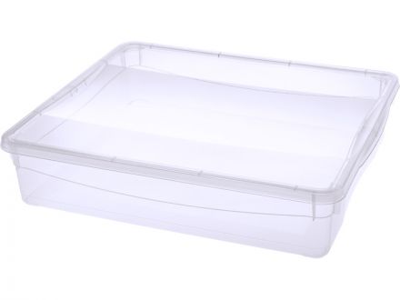Ящик 400Х335Х85 мм  9л "Кристал"  прозрачный