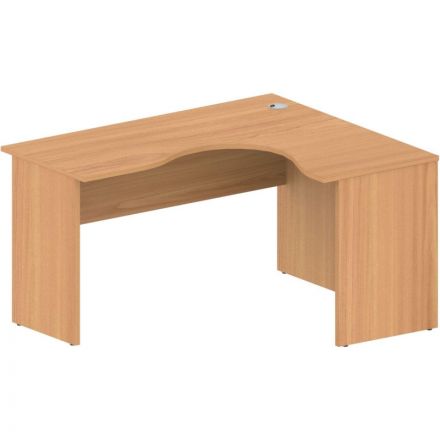 Стол Easy One правый (884,885) груша ароза Ш1400 Г1200