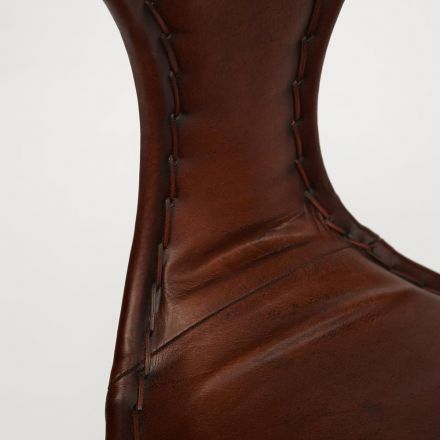 Стул Secret De Maison HORN ( mod. M-19852)  металл/кожа буйвола, 49х56х81см, коричневый