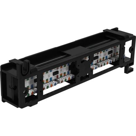 Патч-панель TWT TWT-PP12UTP-H настенная горизонтальная, 12 портов, UTP, 5E