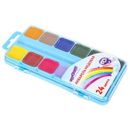 Краски акварельные ЮНЛАНДИЯ "ЮНЛАНДИК-ХУДОЖНИК", медовые, 24 цвета, КЛАССИЧЕСКИЕ, пластик, 192288 Краски акварельные ЮНЛАНДИЯ "ЮНЛАНДИК-ХУДОЖНИК", медовые, 24 цвета, КЛАССИЧЕСКИЕ, пластик, 192288