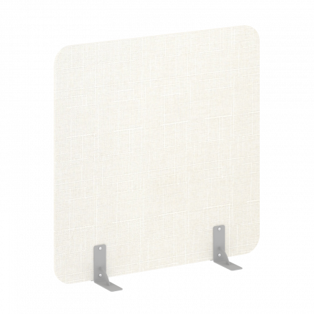 R-line soft Перегородки на металлических опорах на фетровых подпятниках AP.F-120-120 Romeo 01/Серый металл 1200*18*1200