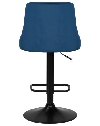 Стул барный DOBRIN JOSEPH BLACK, синий велюр (MJ9-117) Стул барный DOBRIN JOSEPH BLACK, синий велюр (MJ9-117)