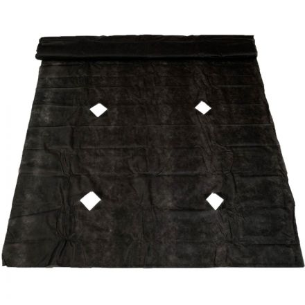 Материал мульчир,с перфор,10x1,6м,плот.80,с УФ-стабилиз,чер,1415668