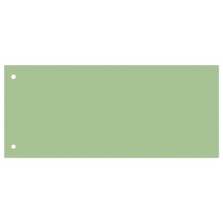 Разделители листов (полосы 240х105 мм) картонные, КОМПЛЕКТ 100 штук, зеленые, BRAUBERG, 223971