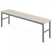 Банкетка MET_Комус Мебель 3-местная дуб шамони св./серый Банкетка MET_Комус Мебель 3-местная дуб шамони св./серый