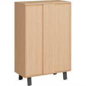 Шкаф Avizo ср. закрытый д.парма/графит145H001