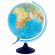 Глобус интерактивный + очки VR, физический / политический, GLOBEN, 32 см, рельефный, с подсветкой, INT13200290