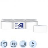 Бумага туалетная д/дисп Protissue ЦВ 2сл 215м 6рул/уп С352 Бумага туалетная д/дисп Protissue ЦВ 2сл 215м 6рул/уп С352