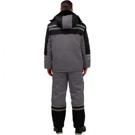 Костюм рабочий зимний муж з03-КПК сер/черн (р.56-58) 158-164 Костюм рабочий зимний муж з03-КПК сер/черн (р.56-58) 158-164