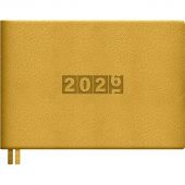 Еженедельник датированный 2026 ESCALADA 181х127мм, 64л, горчичный 70346