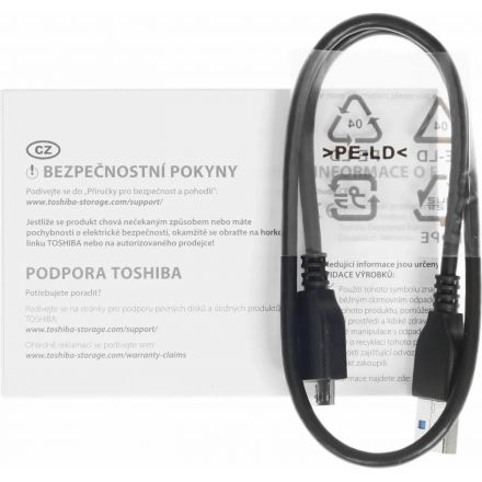 Портативный HDD Toshiba 4TB HDTCA40ER3CA CanvioAdv. 2.5 USB 3.2 Gen1 Красн