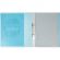 Папка №1 School Портфолио ученика на двух кольцах с 20 файлами голубая