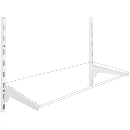 Держатель РЭ_полки ДТ-200Б д/стеллажн.системы ФОРТ,дл.200мм, белый (701635)