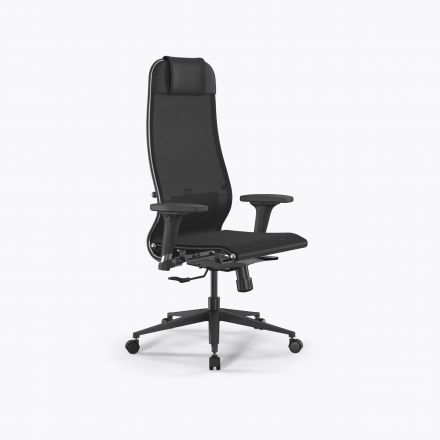 Кресло ErgoLife Set 4/подл.200/осн.Synchro 002 Черный