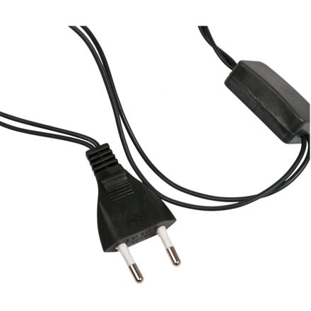 Гирлянда светодиодная Свечи 6м, темно-зеленый ПВХ, 30 ТЕПЛЫЙ БЕЛЫЙ 303-084