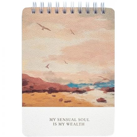 Блокнот 105*140 мм,100л.клетка,спираль сверху,Be Smart,View,N3328