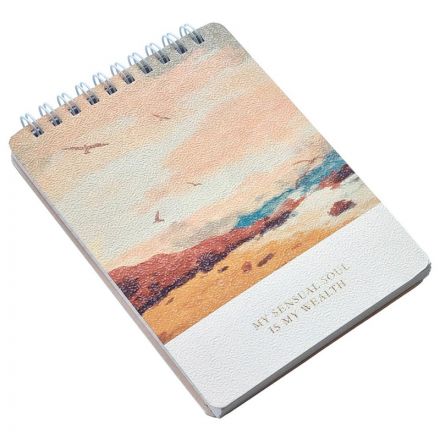 Блокнот 105*140 мм,100л.клетка,спираль сверху,Be Smart,View,N3328