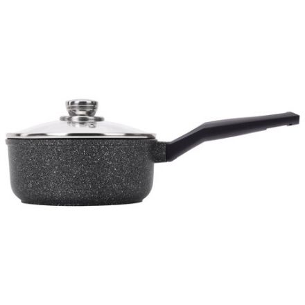 Ковш 1,6 л с крышкой и ручкой, пятислойное антипригарное покрытие, ГАРДАРИКА "Орион", 1616-04-10