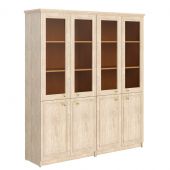 Шкаф высокий 2-х секционный комбинированный RHC 180.2 Дуб Девон 1808х466х2023 RAUT