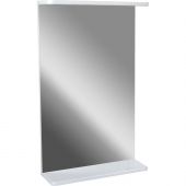 Зеркало TZ_Лайт 50 с полкой, белое