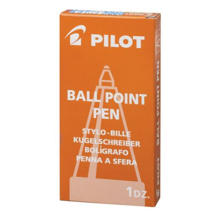 Ручка шариковая автоматическая PILOT, СИНЯЯ, корпус прорезиненный черный, узел 0,7 мм, линия 0,22 мм, BPRK-10M B