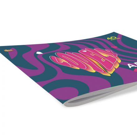 Альбом для рисования №1 School Lovely 40 л. скрепка А4 ВД 2шт/уп