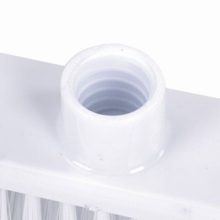 Щетка для уборки, ширина 31 см, щетина 8 см двуцветная, пластик, крепление еврорезьба, ЛЮБАША, 603629