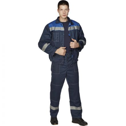 Костюм рабочий летний муж. л20-КБР син/вас (р.48-50) 170-176 Костюм рабочий летний муж. л20-КБР син/вас (р.48-50) 170-176