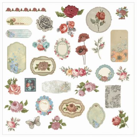 Наклейки для скрапбукинга РОЗЫ из washi-бумаги, 64 штуки, 32 дизайна, ОСТРОВ СОКРОВИЩ, 662266 Наклейки для скрапбукинга РОЗЫ из washi-бумаги, 64 штуки, 32 дизайна, ОСТРОВ СОКРОВИЩ, 662266