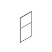 Секция комбинированной перегородки RP130SL70 Серый/Зеленый С 30 700х22х1300 Секция комбинированной перегородки RP130SL70 Серый/Зеленый С 30 700х22х1300