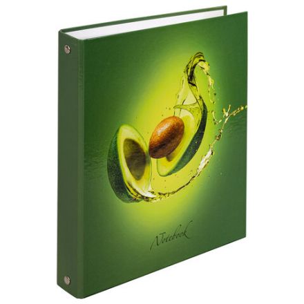 Тетрадь на кольцах А5 (175х215 мм), 240 листов, твердый картон, клетка, с разделителями, BRAUBERG, Авокадо, 404098 Тетрадь на кольцах А5 (175х215 мм), 240 листов, твердый картон, клетка, с разделителями, BRAUBERG, Авокадо, 404098