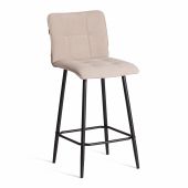 Полубарный стул  Bari/Бари велюр, бежевый, 7, 42х55х99 см
