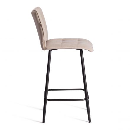 Полубарный стул Bari/Бари велюр, бежевый, 7, 42х55х99 см Полубарный стул Bari/Бари велюр, бежевый, 7, 42х55х99 см
