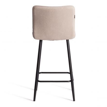 Полубарный стул Bari/Бари велюр, бежевый, 7, 42х55х99 см Полубарный стул Bari/Бари велюр, бежевый, 7, 42х55х99 см