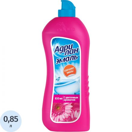 Средство для сантехники АДРИЛАН гель с цветочным ароматом эмалир ванн 850мл