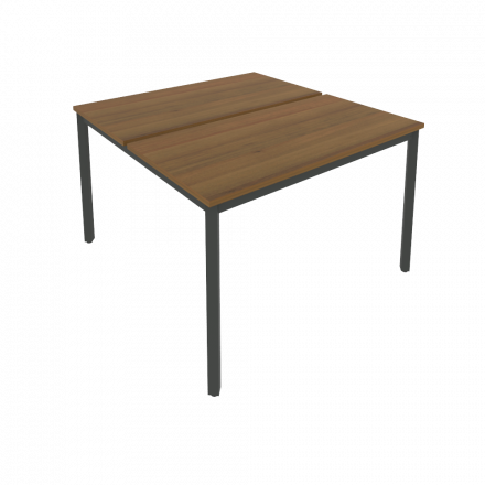 Slim Рабочая станция на металлокаркасе С.СП-4.2 Орех/Антрацит металл 1180*1235*750