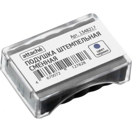 Подушка штемпельная сменная Attache синяя для арт. 1348211 и 1348212 Подушка штемпельная сменная Attache синяя для арт. 1348211 и 1348212