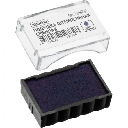 Подушка штемпельная сменная Attache синяя для арт. 1348211 и 1348212 Подушка штемпельная сменная Attache синяя для арт. 1348211 и 1348212