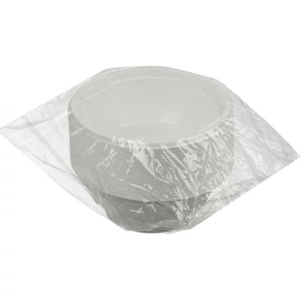 Миска одноразовая пластик.Комус для хол./гор., 0,6л, белая, ПП, 50шт/уп Миска одноразовая пластик.Комус для хол./гор., 0,6л, белая, ПП, 50шт/уп